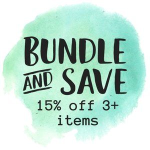 BUNDLE DISCOUNT 15% Off 3 or more Items in Closet